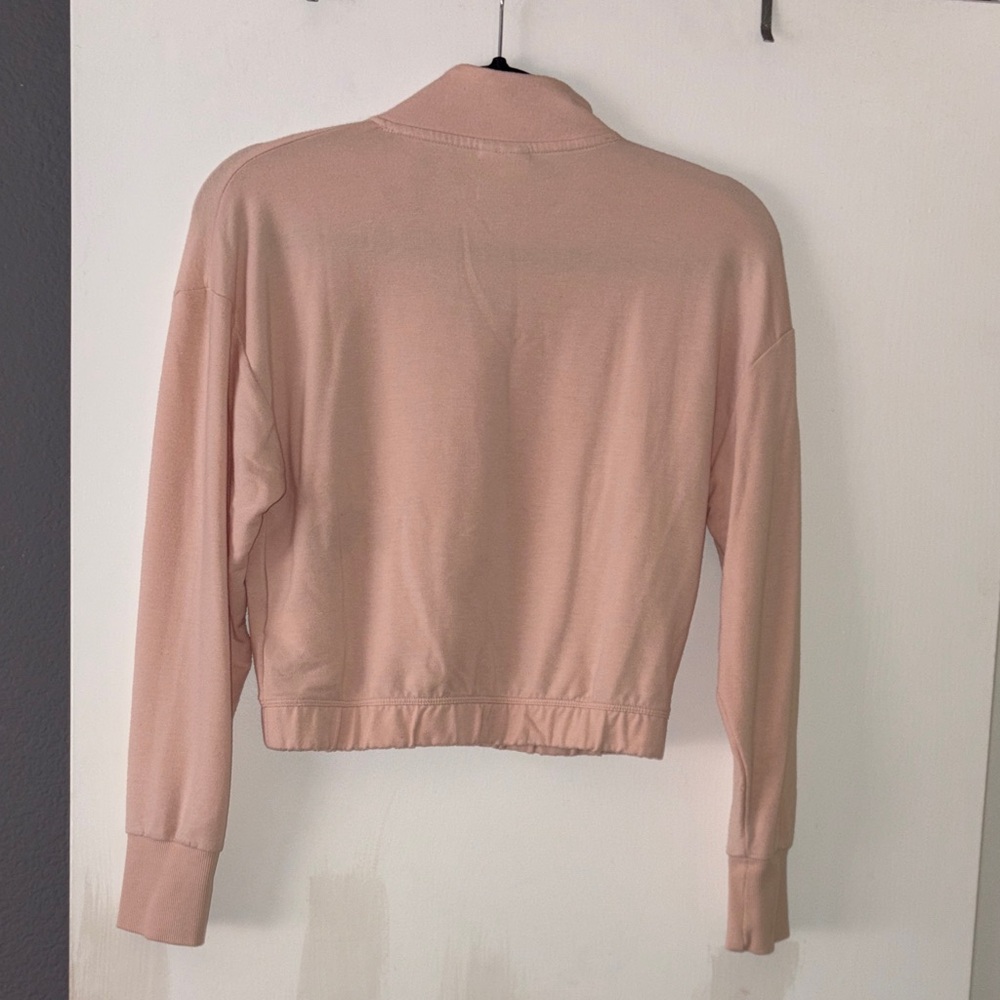 Gymshark Peach Quarter-Zip Sweatshirt - Picture 5 of 5